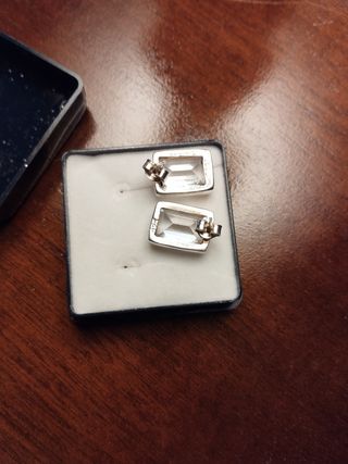 Pendientes de plata.