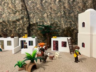 LOTE 3 CASAS PLAYMOBIL BELEN.
