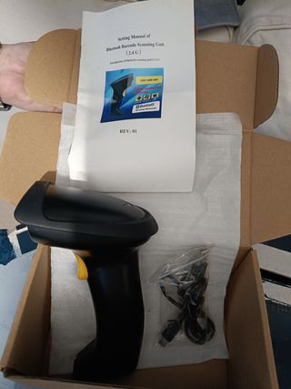 Lector de código barras inalámbrico BT