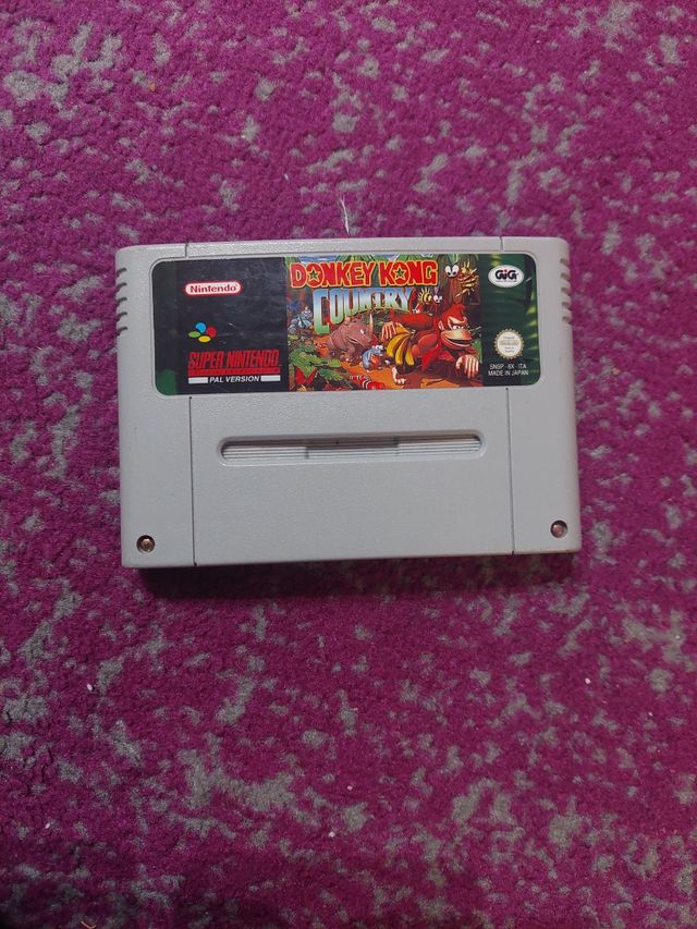 Donkey kong Country super nintendo snes