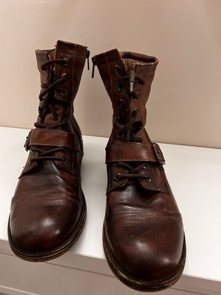 BOTINES PIEL CABALLERO CETTI.FORRO PELO