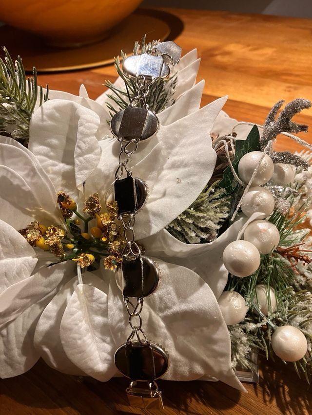 Bracciale onice e metallo