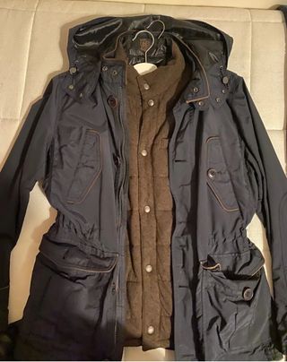 Gabardina/Parka Massimo Dutti Talla XL 