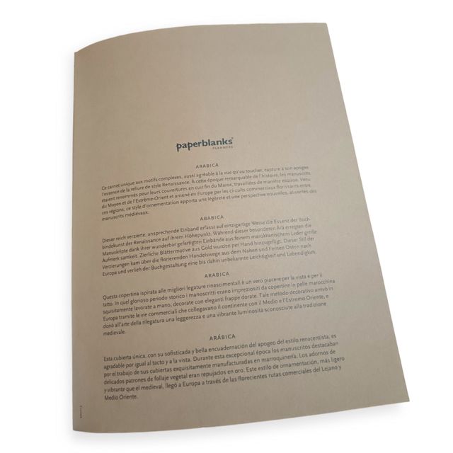 Agenda PaperBlanks 2022 Arabica