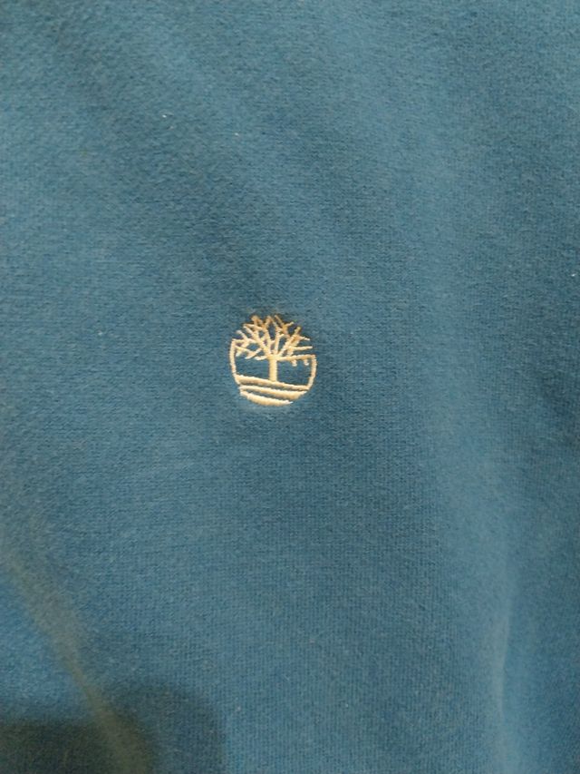 Sudadera con capucha azul de timberland