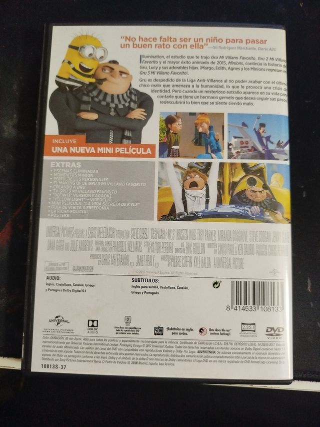 Película Gru 3 mi villano favorito