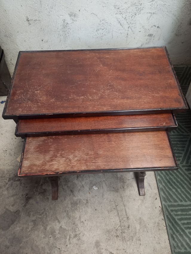 Tavolo nido 3 tavoli antichi in stile romano