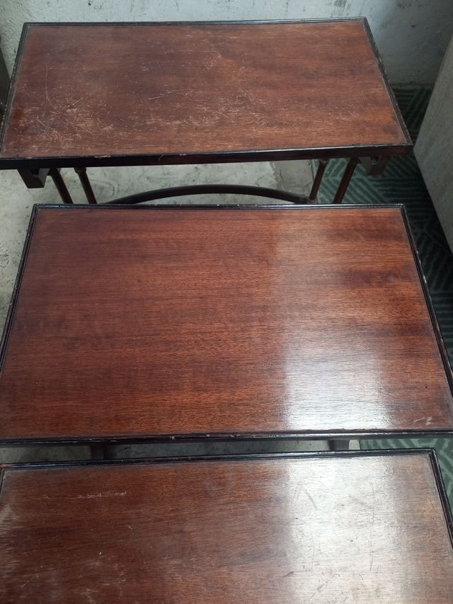 Tavolo nido 3 tavoli antichi in stile romano