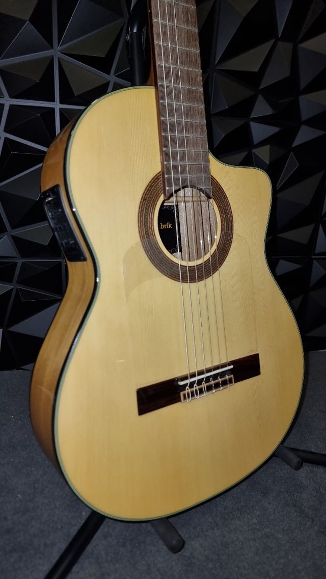 Guitarra Amplificada con cutaway