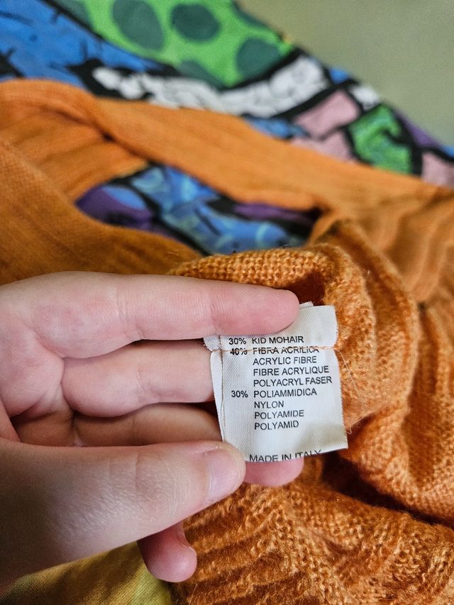 Maglione Linea Cinque con fiori