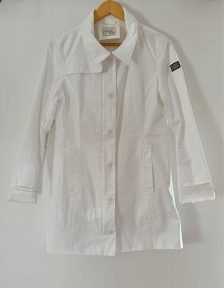Cappotto bianco perlato