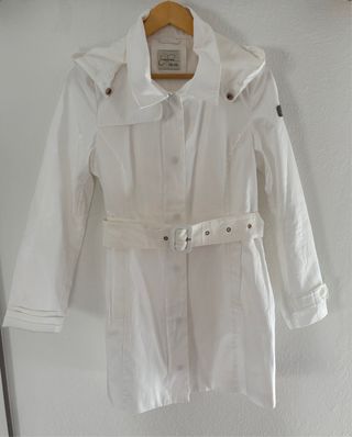 Cappotto bianco perlato