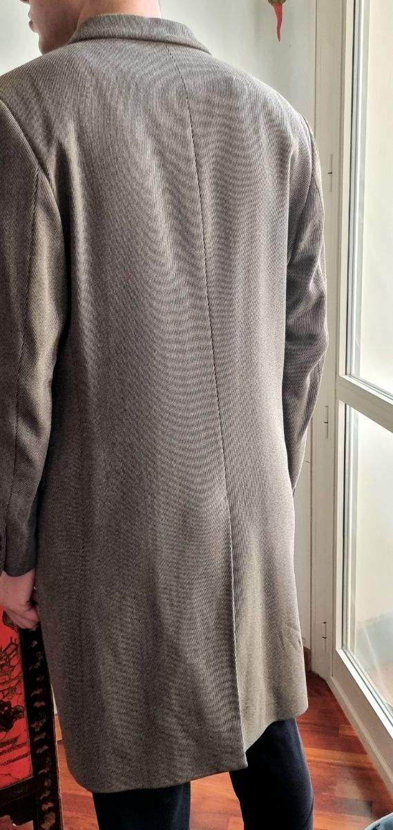 Cappotto tessuto diagonale