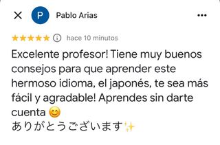 Clases de Japones para niveles basicos