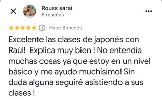 Clases de Japones para niveles basicos