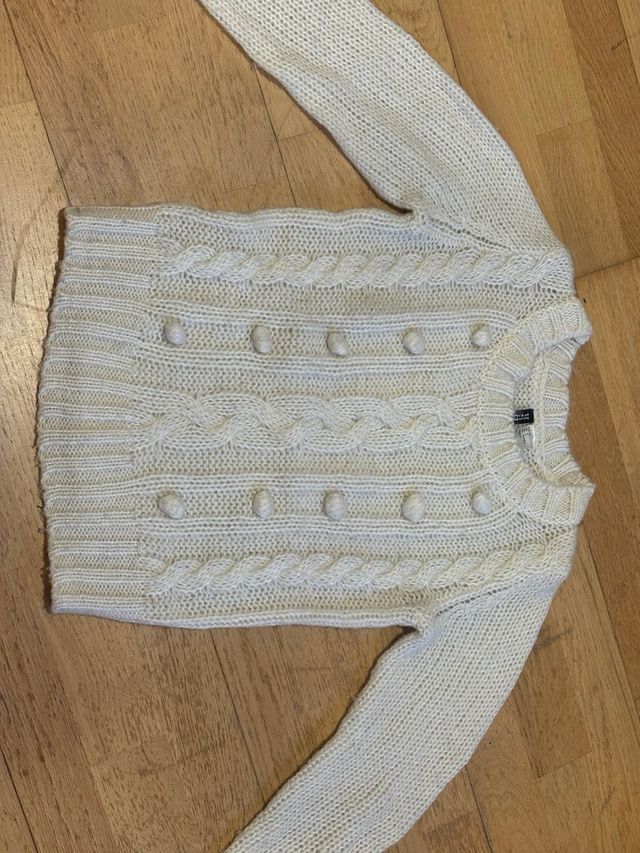 Jersey blanco crudo ochos