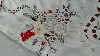 Tovaglia natalizia bianca