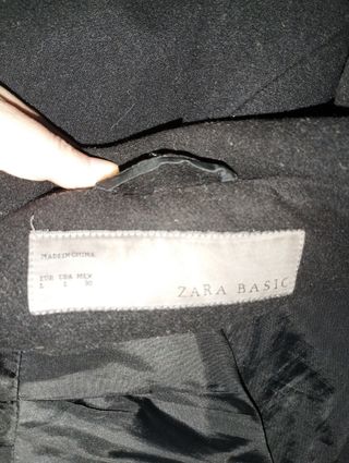 Abrigo de paño Zara