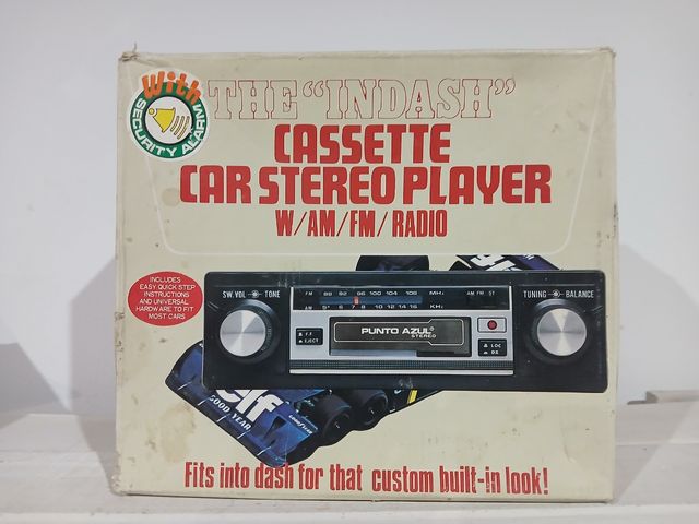 Caja original radio coche Punto Azul