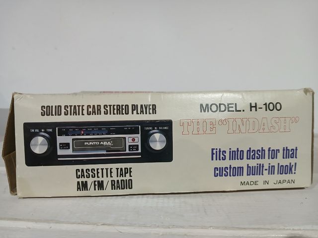 Caja original radio coche Punto Azul