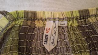 Top tirantes verde y gris
