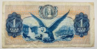 Billete colombia 1 peso oro 1971
