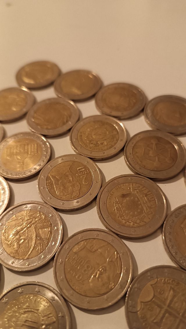 Lote monedas 2€ conmemorativas