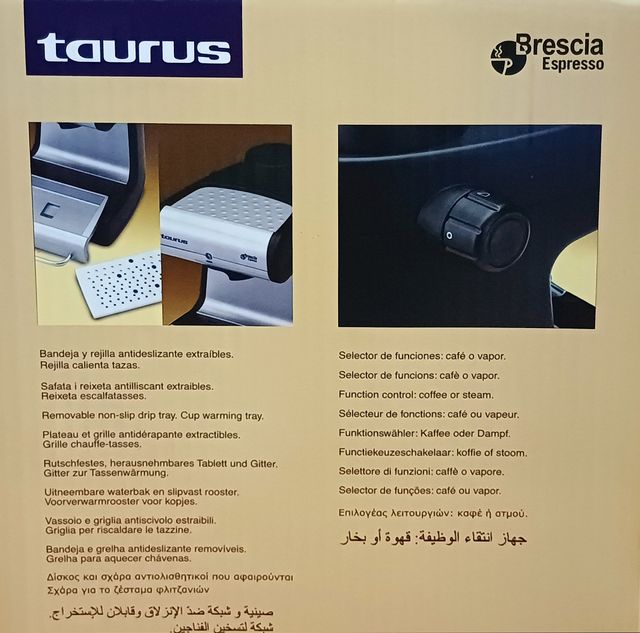Cafetera Taurus espresso