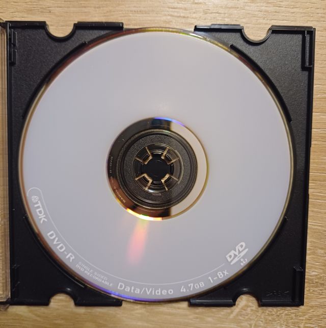 1 disco DVD GRABABLE TDK para datos/ video