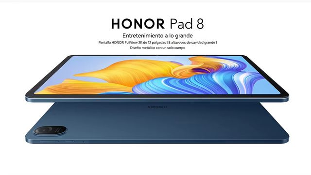 Tablet HONOR Pad 8 FullView 2K da 12" con 8 altoparlanti