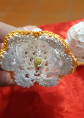 4 Campanelle realizzate all uncinetto 