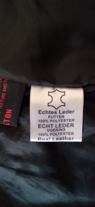Chaqueta de cuero negra BRIXTON