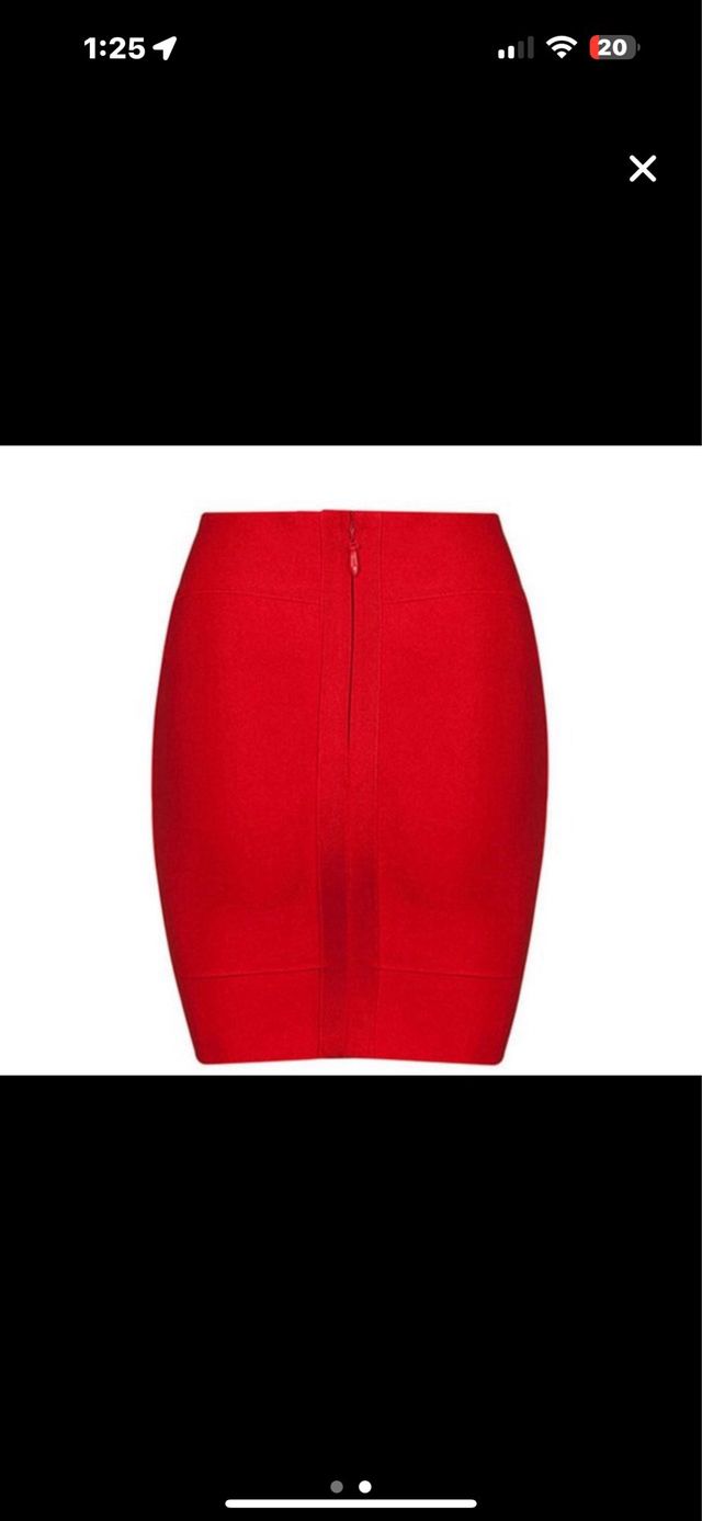 Falda anutentica bandaje roja talla m/l