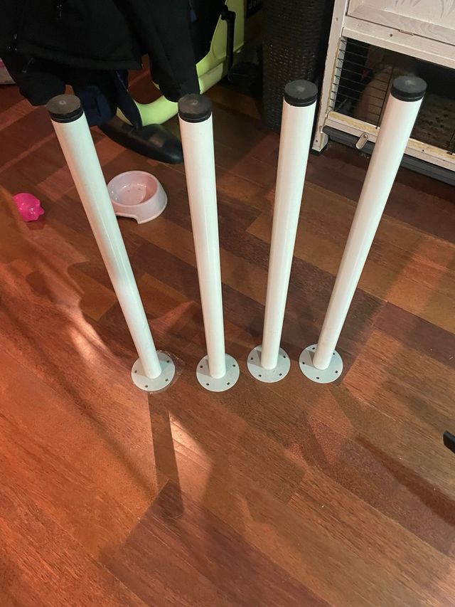 Patas ikea blancas sin apenas uso