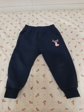 Pantalone felpato bimba