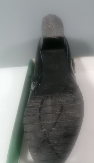 Zapatos Pitillos abotinados, de piel, ta