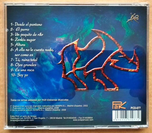 BURNING (Un Poquito De Rock & Roll) CD.