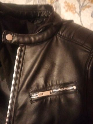 Cazadora cuero hombre