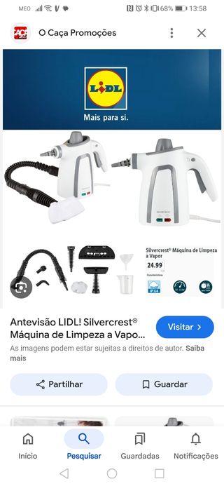 Maquina de limpeza vapor, Lidl. 