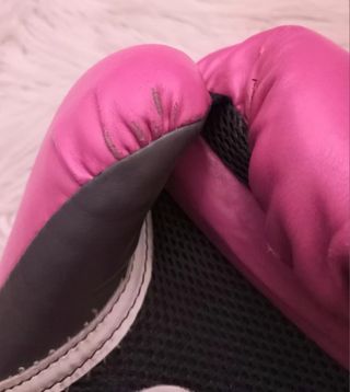 Guantes de boxeo Everlast rosas