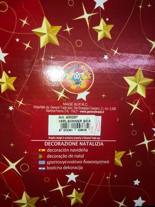 Fili decorazioni Natalizie 15 rotoli x 2 mt