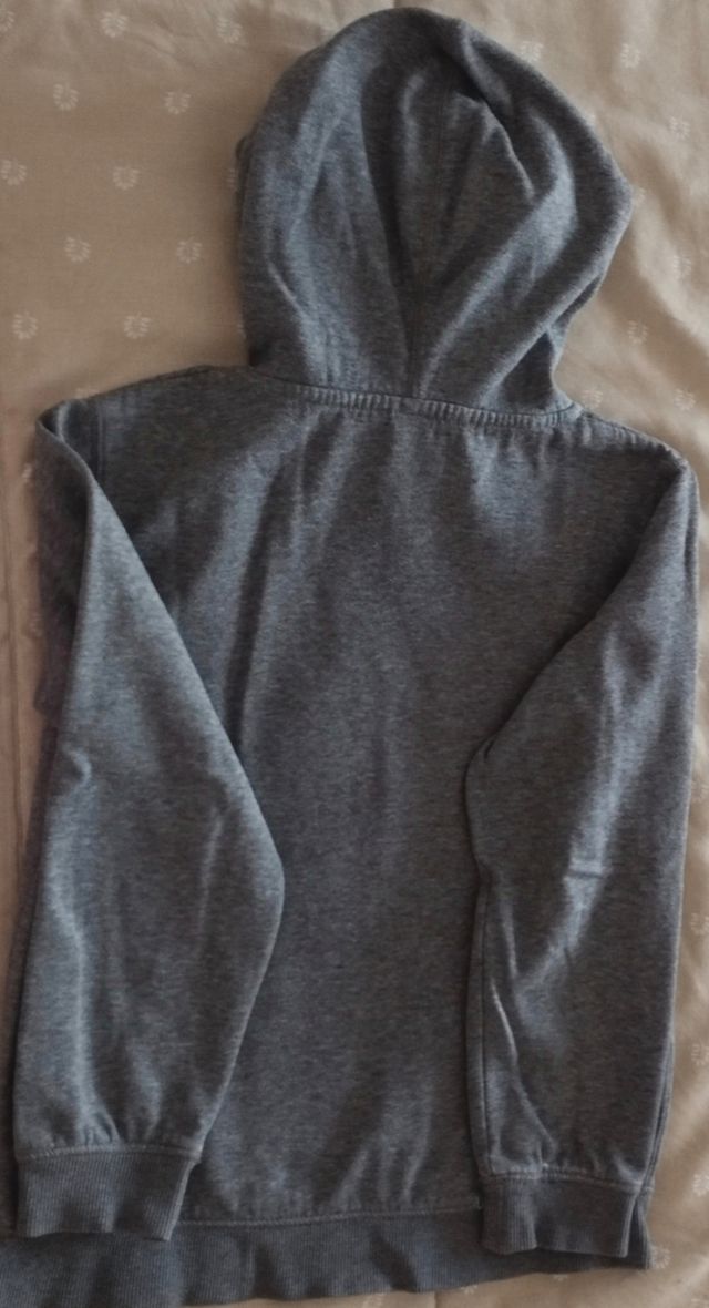 Sudadera niño gris talla 12 Domyos