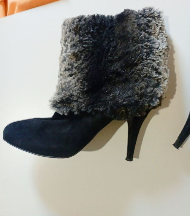 Bata stivaletto donna ecopelliccia tacco num.40