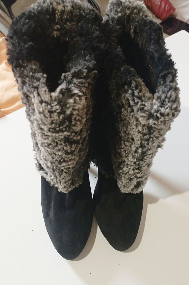 Bata stivaletto donna ecopelliccia tacco num.40