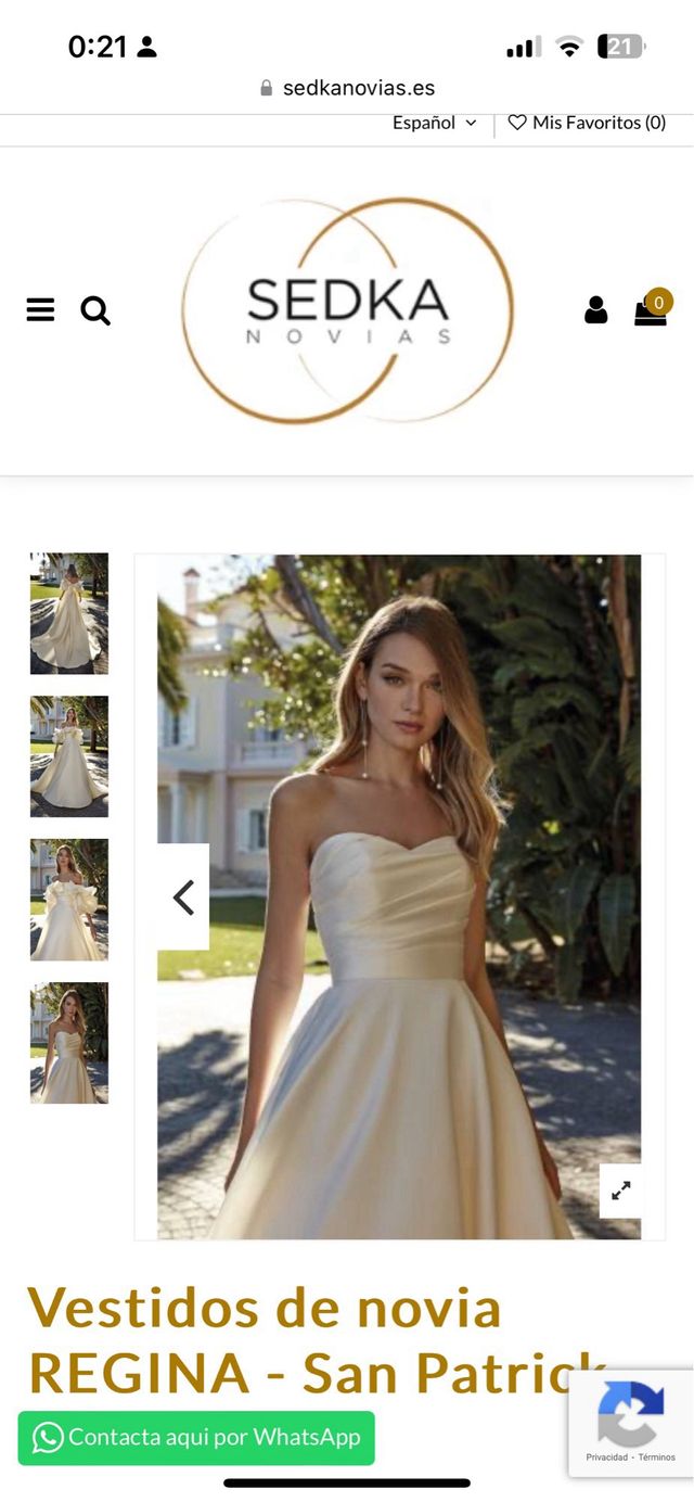 Vestido novia Regina St Patrick