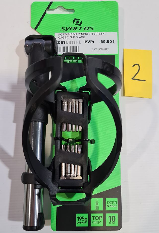 portabottiglie con multiutensile + C02 o pompa