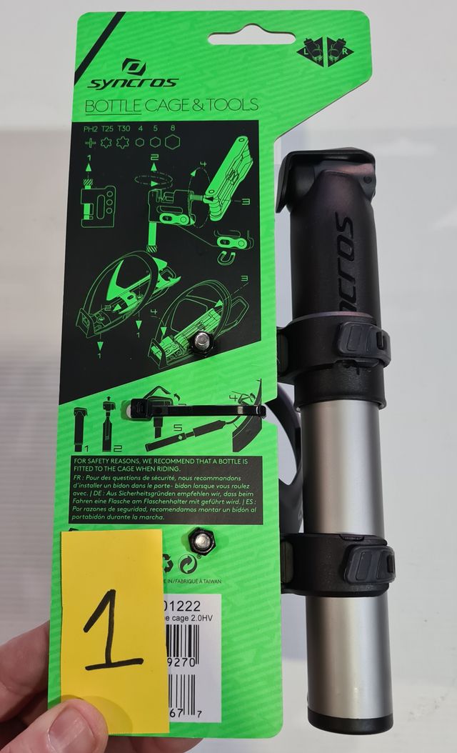 portabottiglie con multiutensile + C02 o pompa