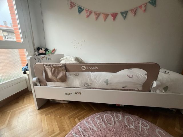 Barrera plegable cama niños 