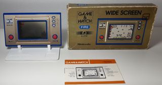 Nintendo game & watch wide screen fire retro game