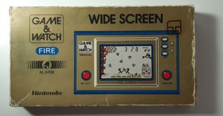 Nintendo game & watch wide screen fire retro game